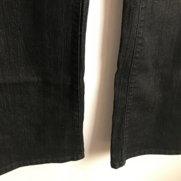 Calvin Klein black flare Jeans stretch 26/2 29-in inseam - Picture 7 of 8